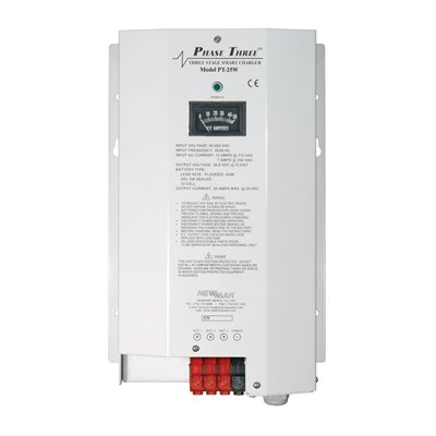 Newmar Phase Three Battery Charger 12VDC 25A